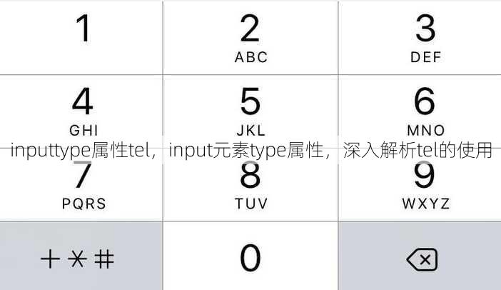 inputtype属性tel