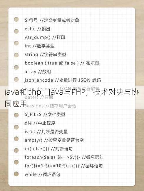 java和php
