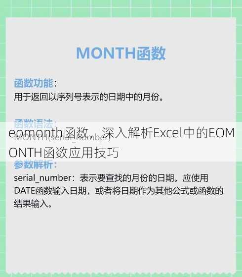 eomonth函数