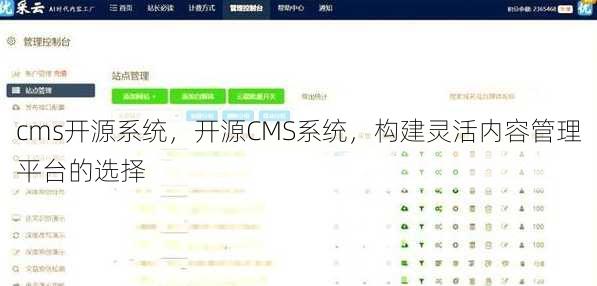 cms开源系统
