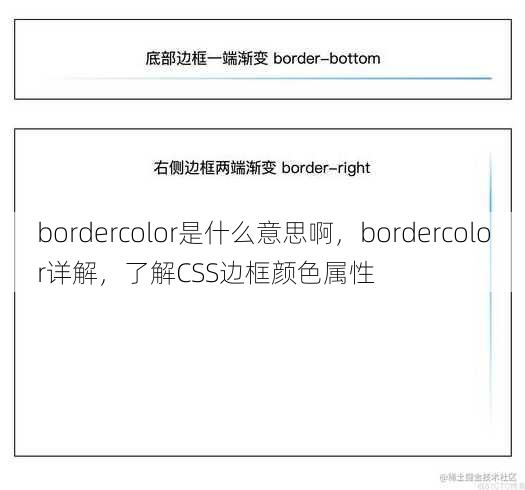 bordercolor是什么意思啊
