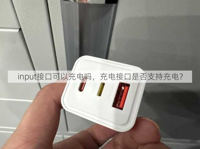 input接口可以充电吗