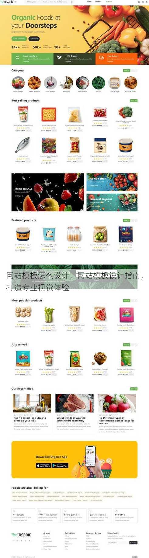 网站模板怎么设计