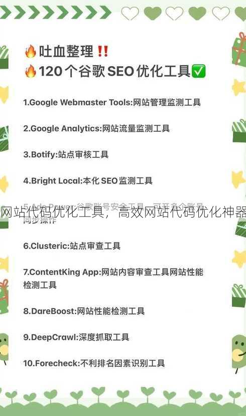 网站代码优化工具