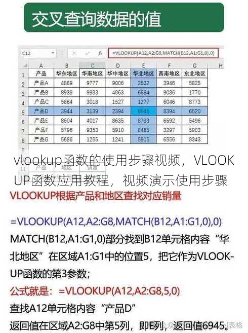 vlookup函数的使用步骤视频