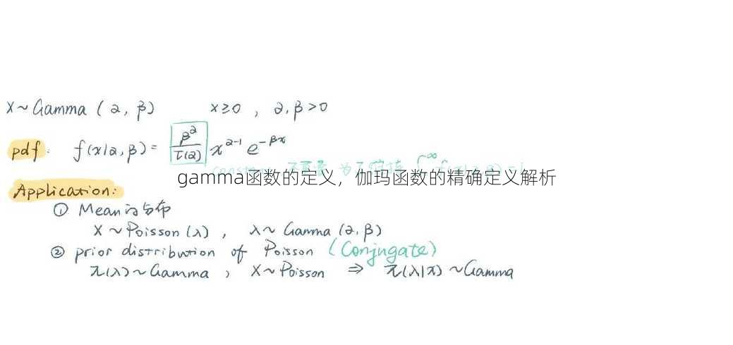 gamma函数的定义