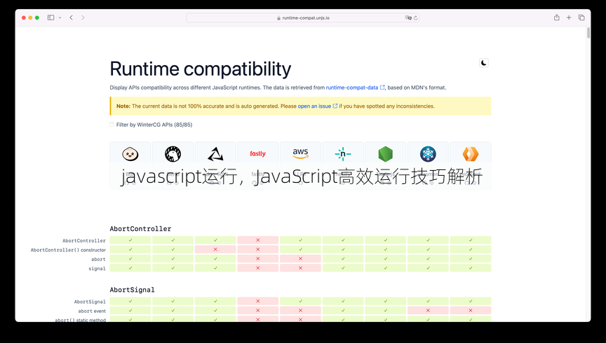 javascript运行
