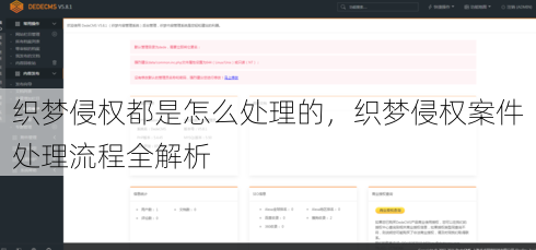 织梦侵权都是怎么处理的