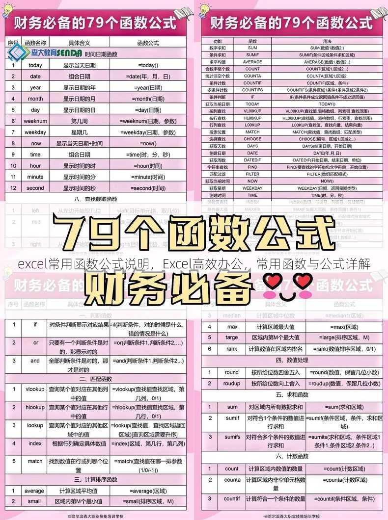 excel常用函数公式说明