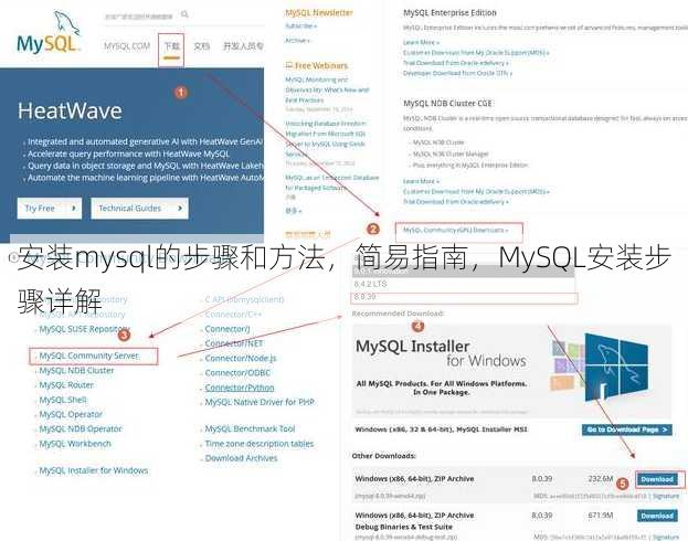 安装mysql的步骤和方法