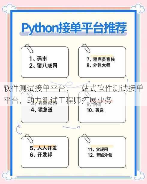 软件测试接单平台