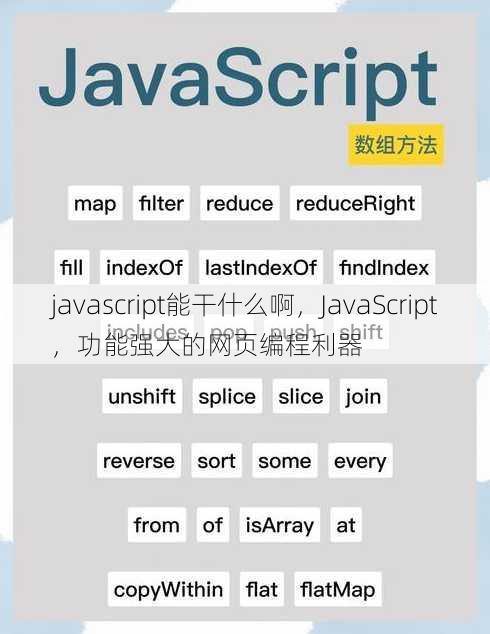 javascript能干什么啊