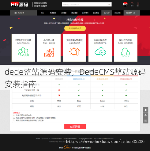 dede整站源码安装