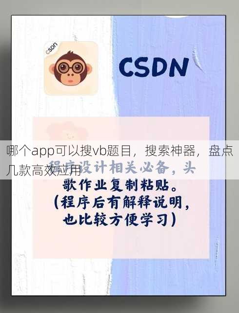 哪个app可以搜vb题目