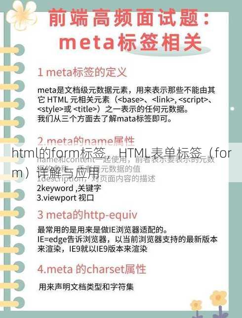 html的form标签