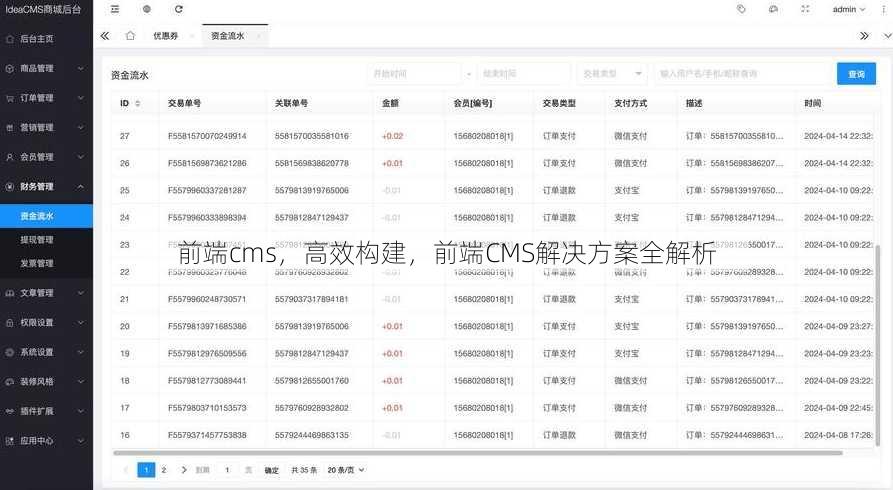 前端cms