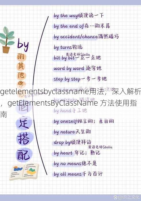 getelementsbyclassname用法