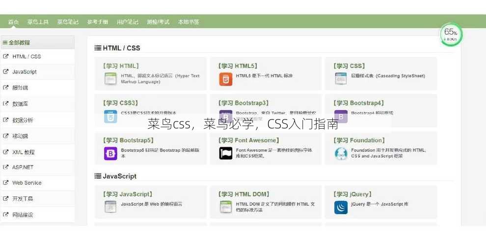 菜鸟css