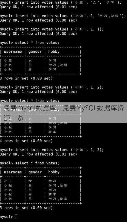 免费mysql数据库