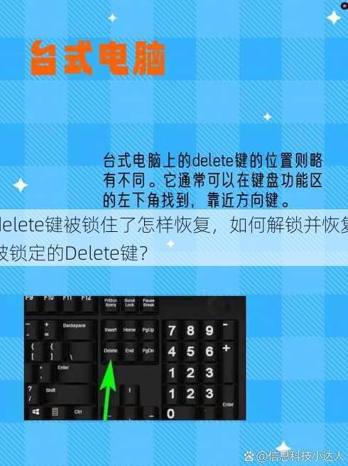 delete键被锁住了怎样恢复