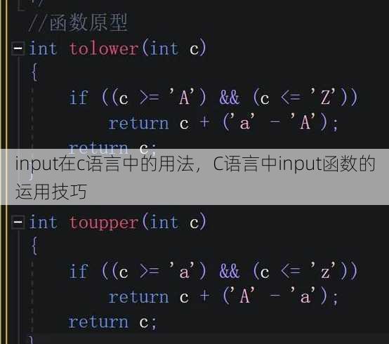 input在c语言中的用法