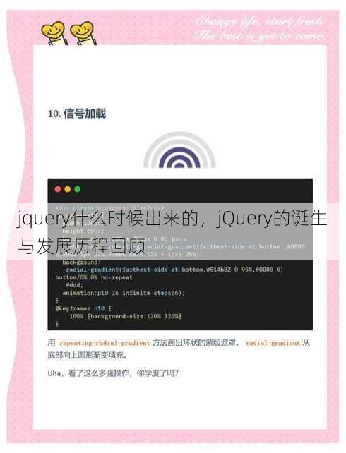 jquery什么时候出来的