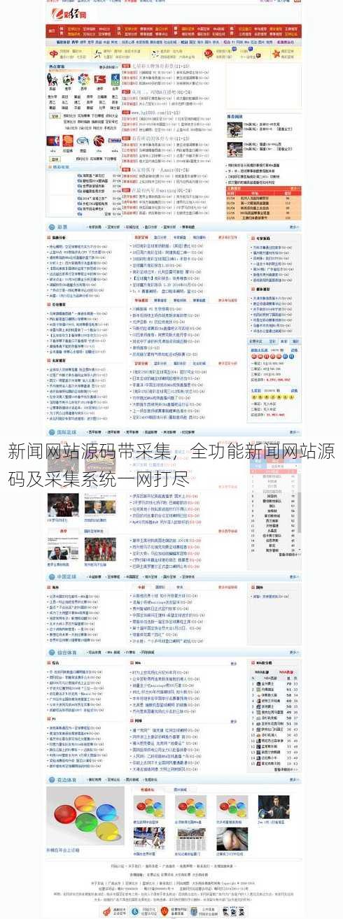 新闻网站源码带采集