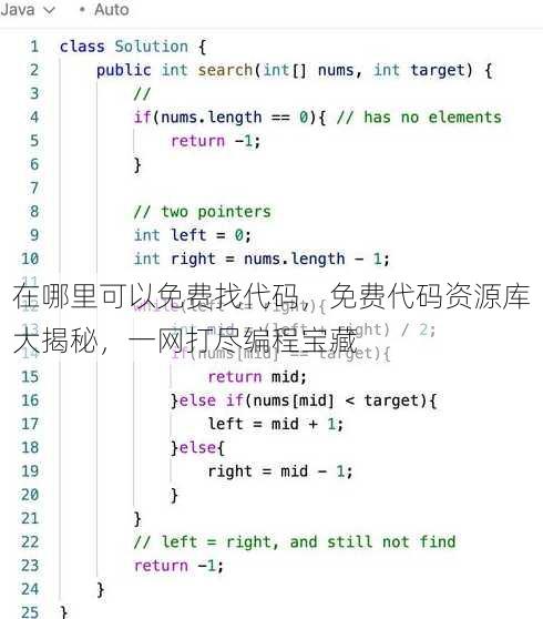 在哪里可以免费找代码