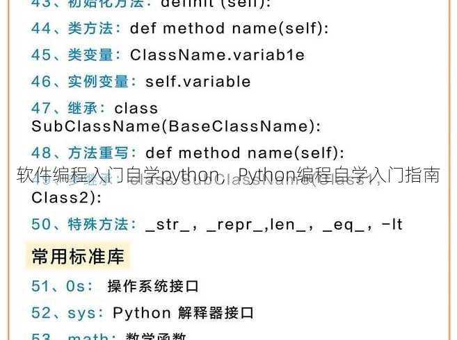 软件编程入门自学python