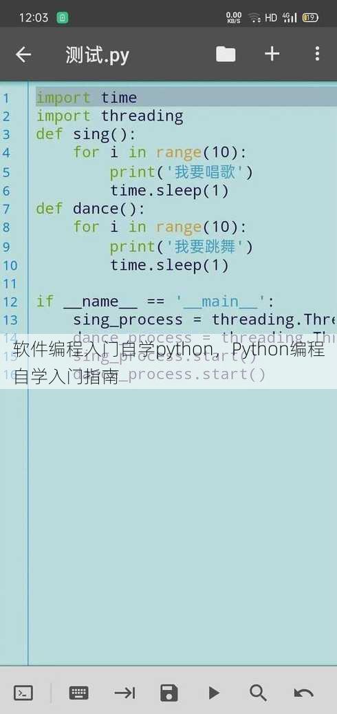 软件编程入门自学python