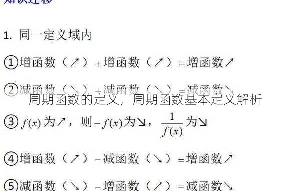 周期函数的定义
