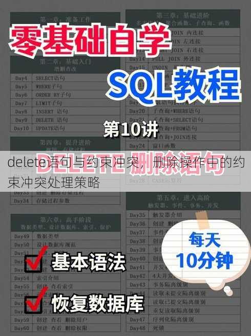 delete语句与约束冲突