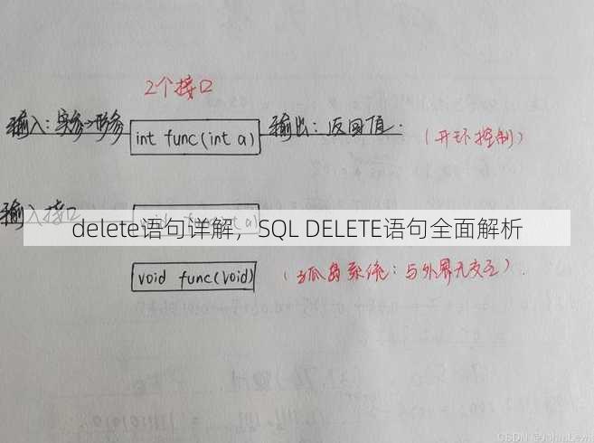 delete语句详解