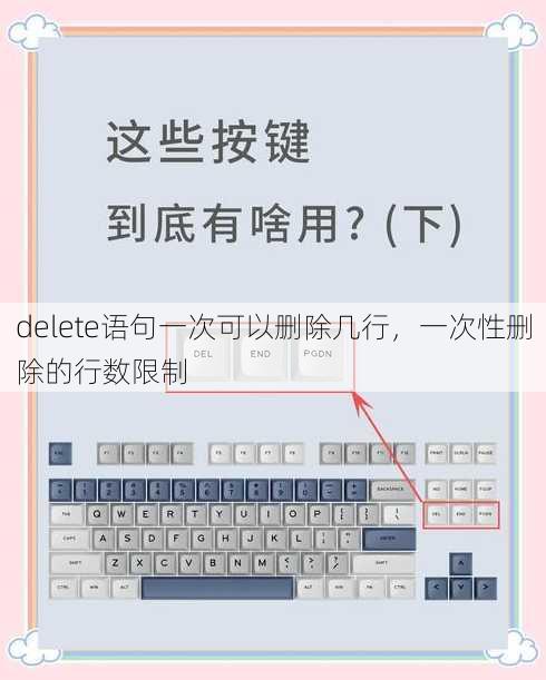 delete语句一次可以删除几行