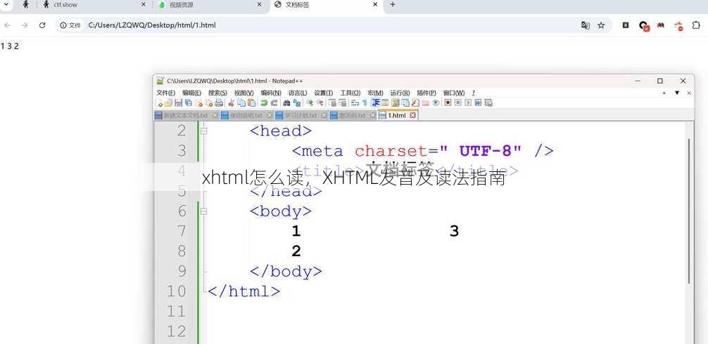xhtml怎么读