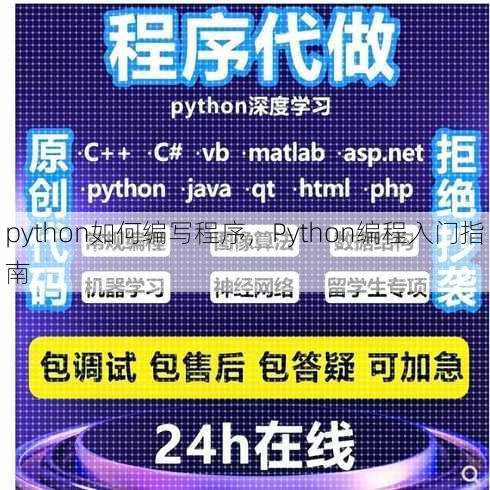 python如何编写程序