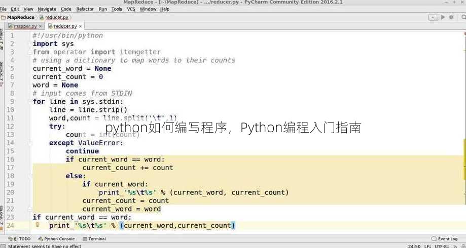 python如何编写程序
