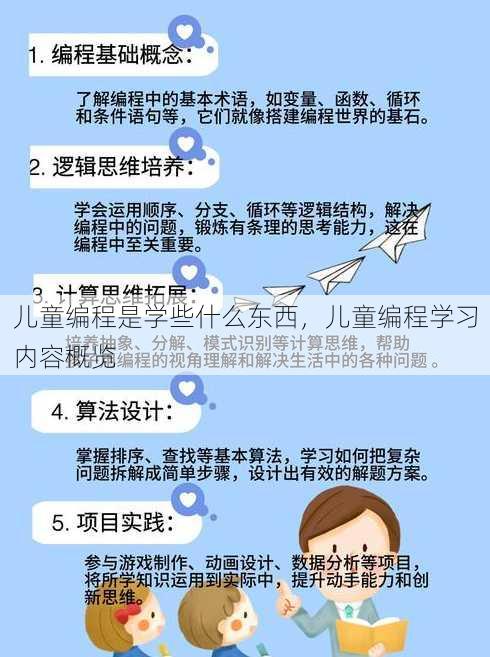 儿童编程是学些什么东西