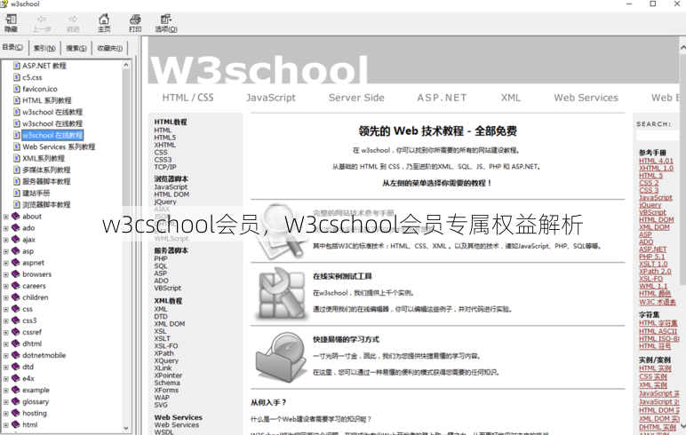 w3cschool会员