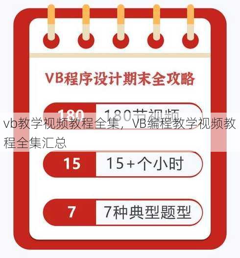 vb教学视频教程全集
