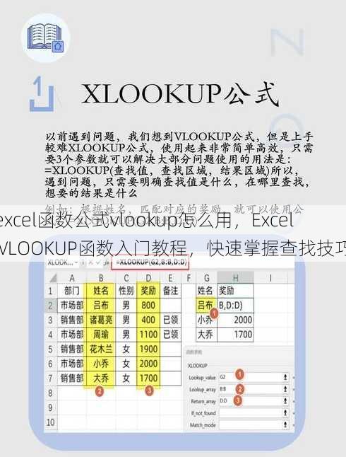 excel函数公式vlookup怎么用