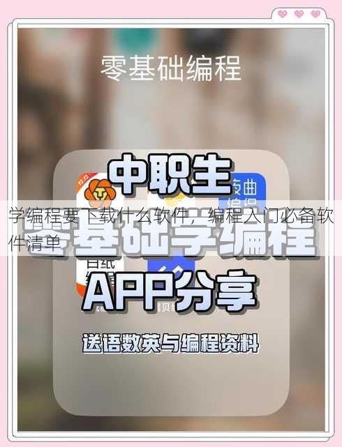 学编程要下载什么软件