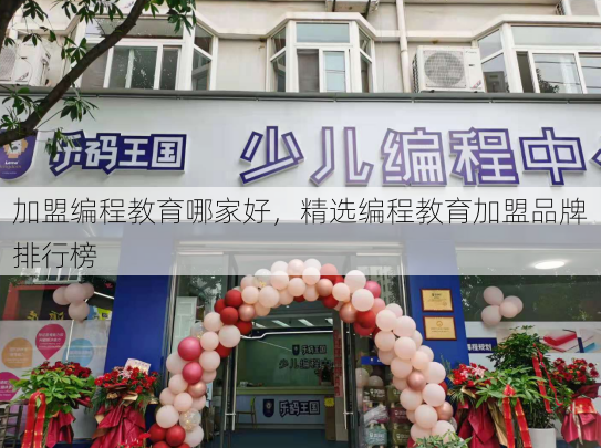 加盟编程教育哪家好