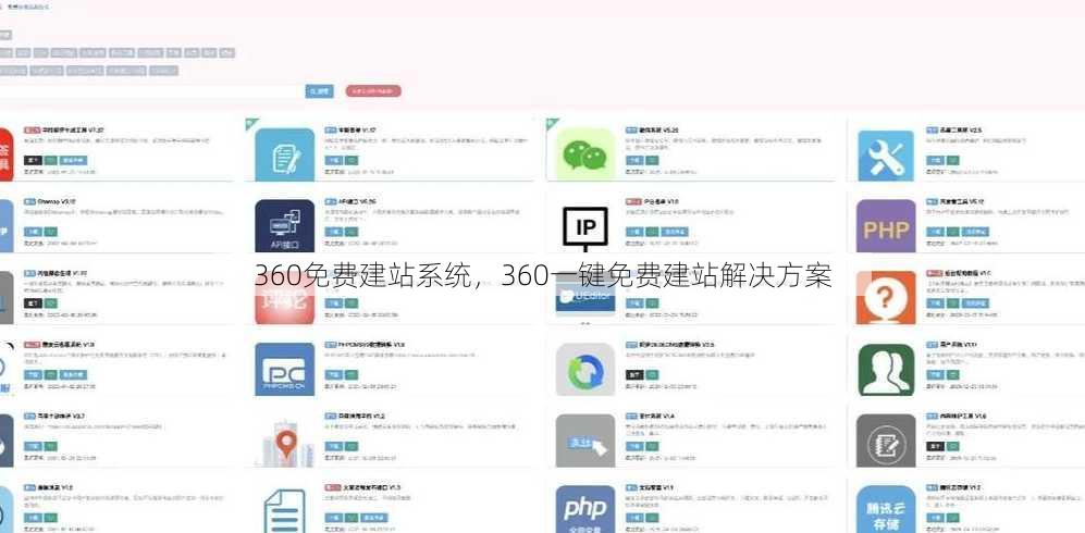 360免费建站系统
