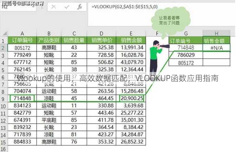 vlookup的使用