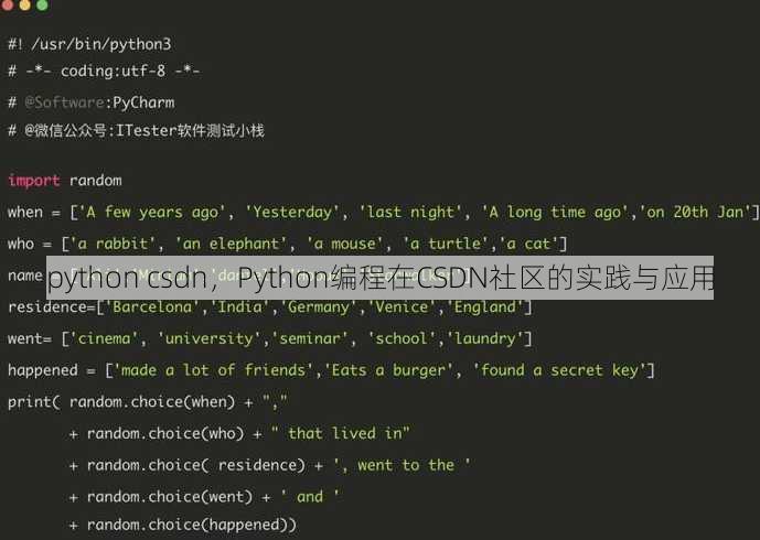 python csdn