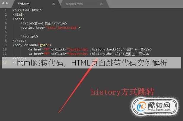 html跳转代码