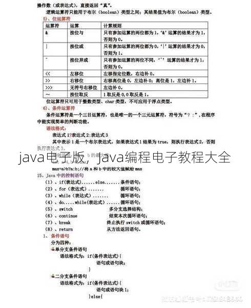 java电子版
