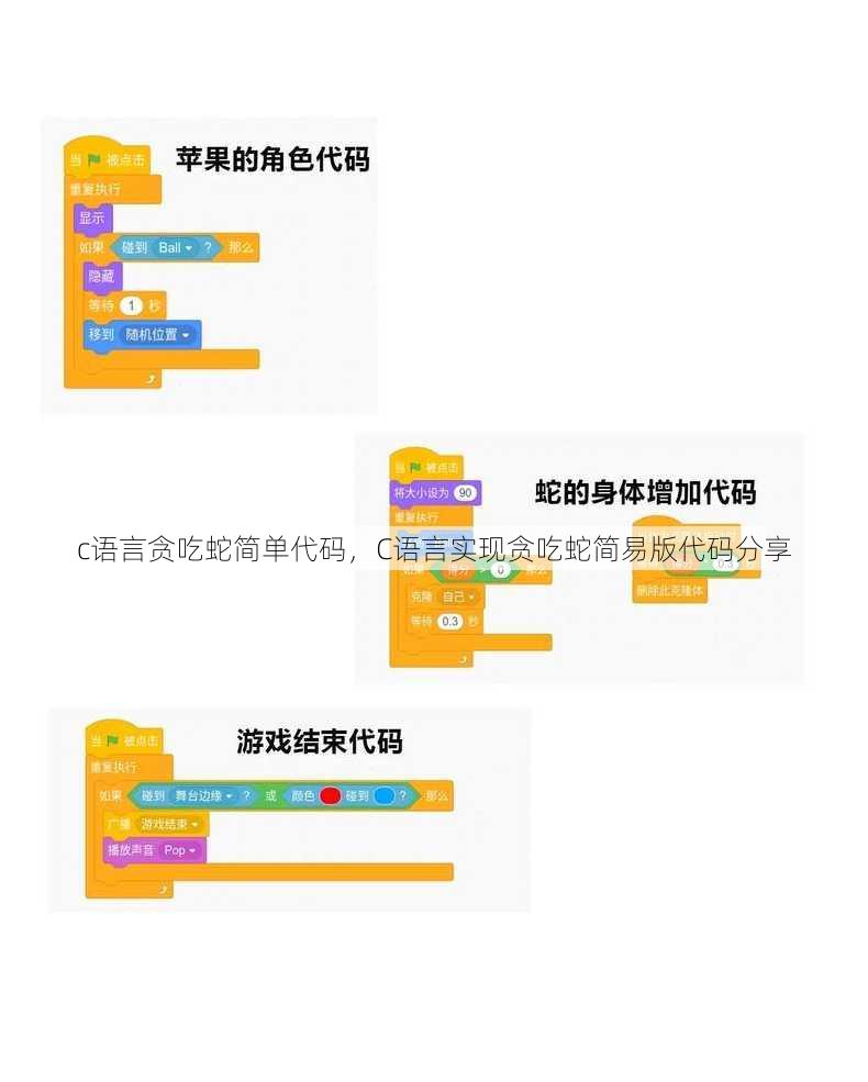 c语言贪吃蛇简单代码