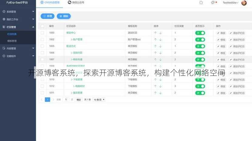开源博客系统